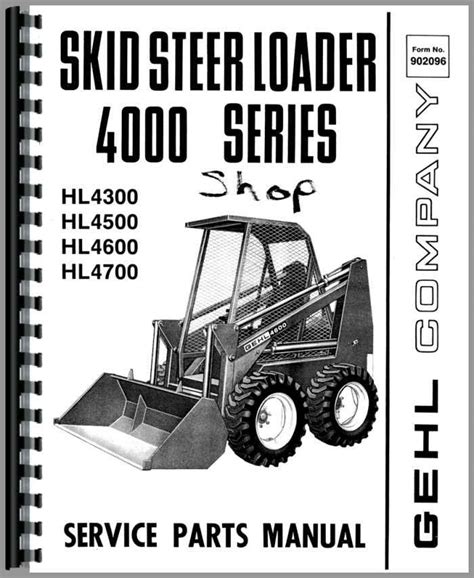 gehl 4500 skid steer value|gehl skid steer parts manual.